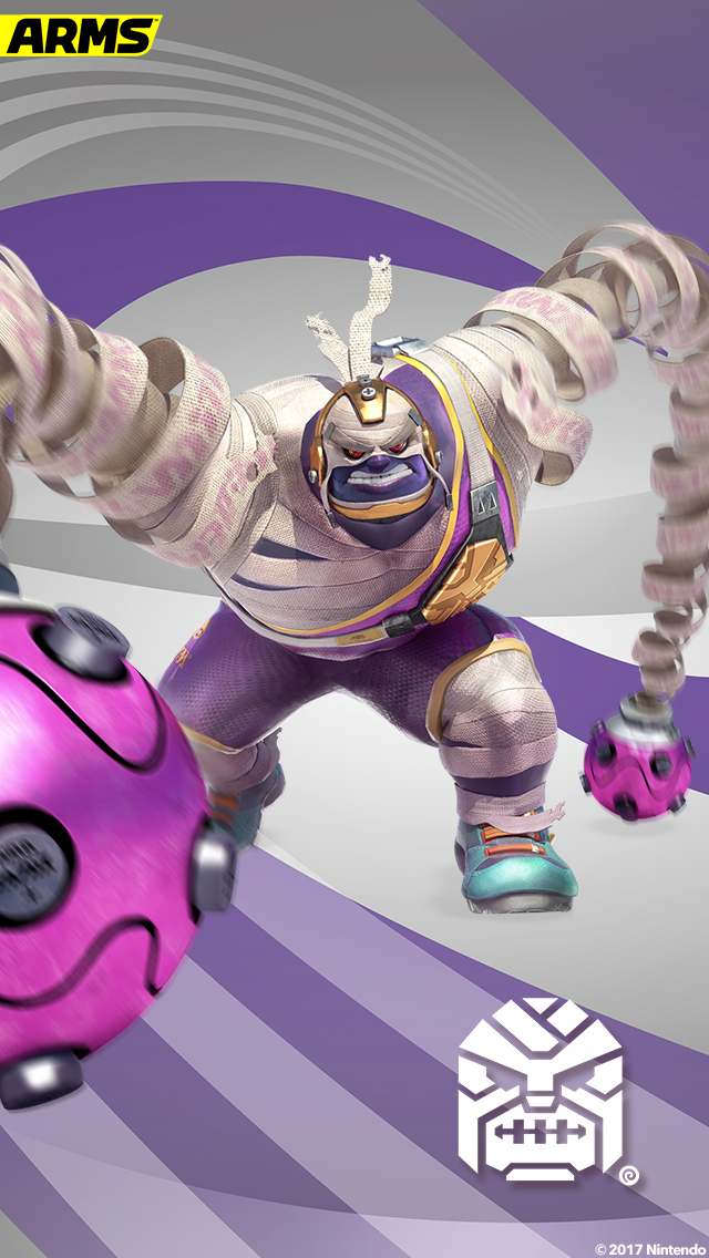my.nintendo.com/Wallpaper - ARMS (Master Mummy)/ARMS_Master_Mummy_[640x1136].jpg